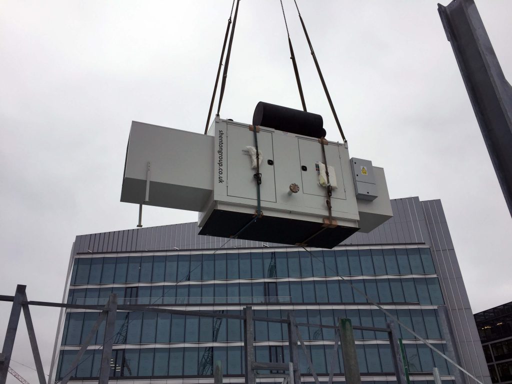 Standby Generator Install on London Rooftop Goes to Plan