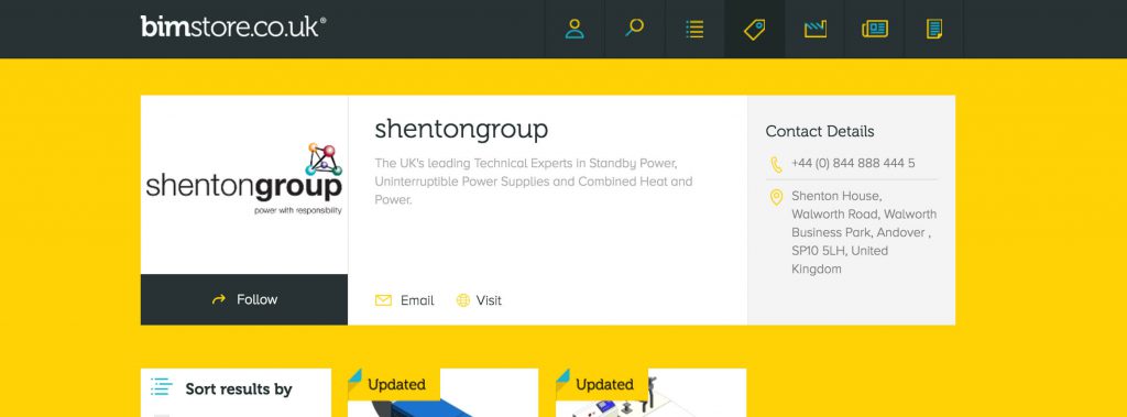 Specifiers: shentongroup meets bimstore