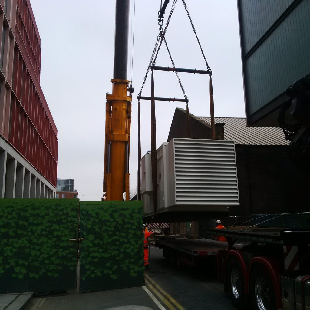 Another Backup Generator Safely Installed in Central London