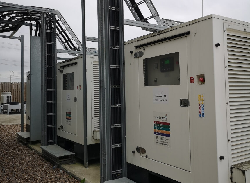 Backup Power Generator On Site