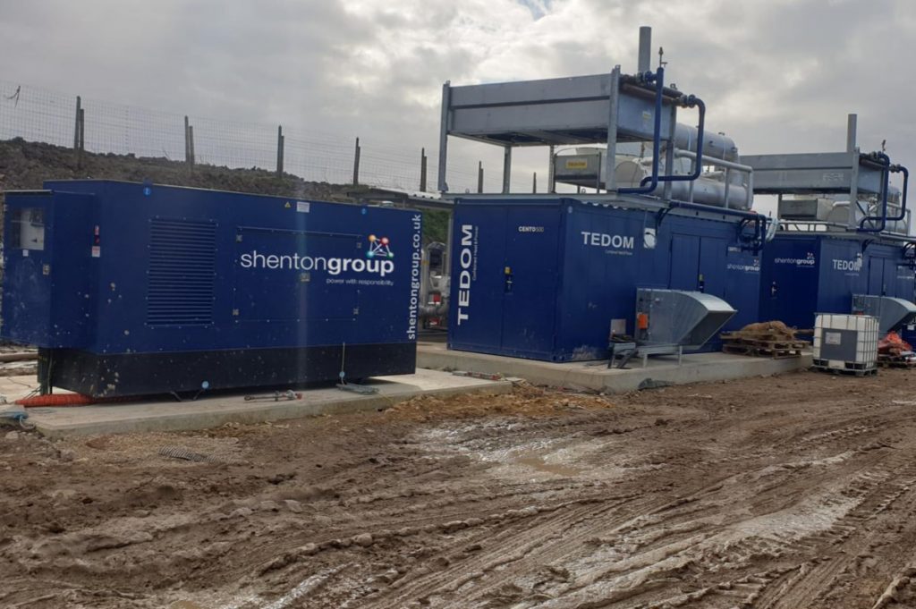 Unique CHP and Generator Solution for Gas to Grid Site