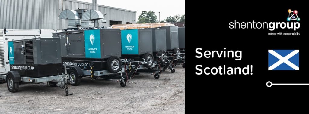 Shenton Group Plans to Become Scotland’s Generator Rental Company of Choice!