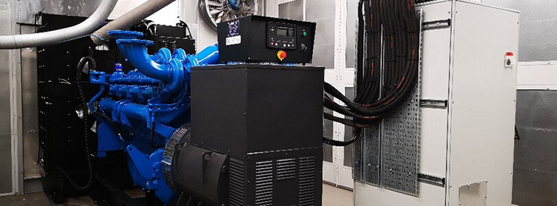 A generator in use to show examples of different generator types