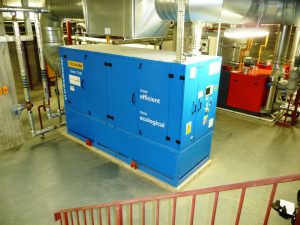 CHP generator installation